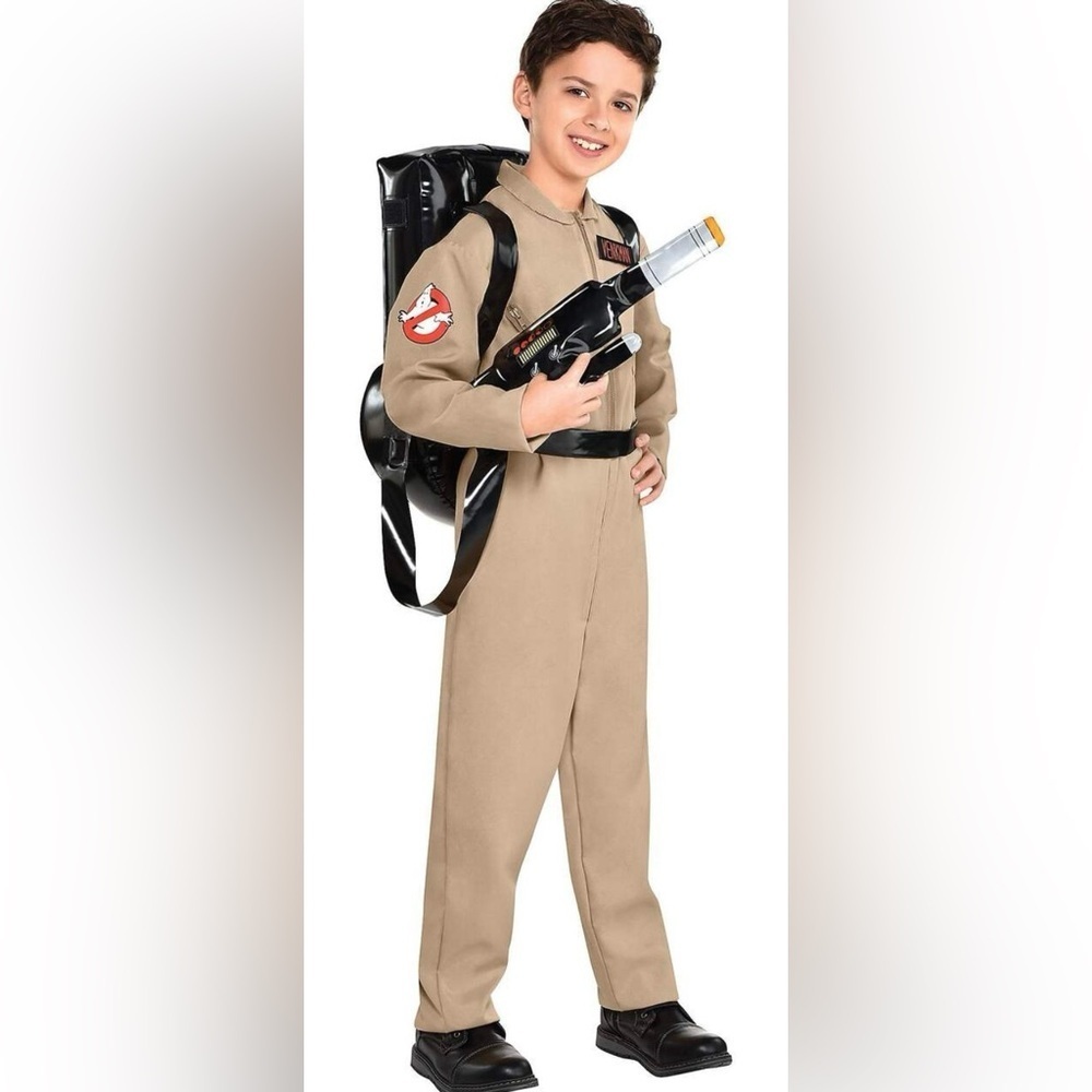 Ghostbusters Tan Coverall Jumpsuit Only Sz kids Unisex Large